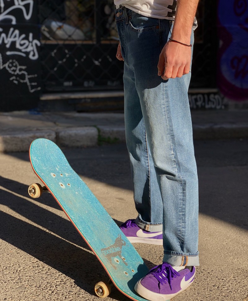 LEVI'S® SKATEBOARDING 501® JEANS CHOPPED SUEY-BLUE - Sold out