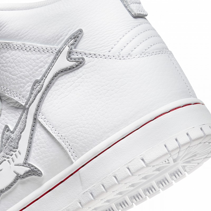 NIKE SB X OSKI DUNK HIGH PRO GREAT WHITE SHARK WHITE/COOL GREY