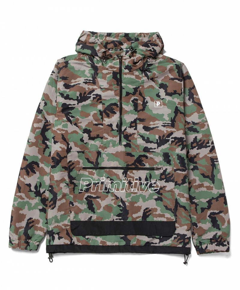 PRIMITIVE MISSION ANORAK JACKET CAMO