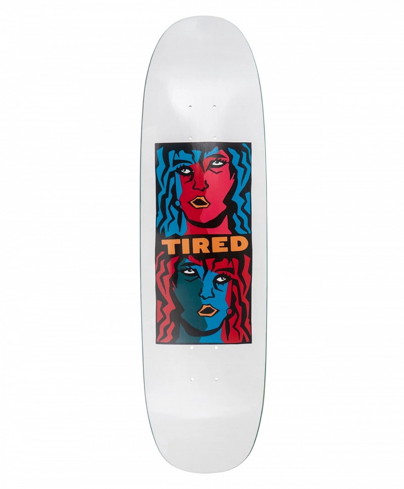 TIRED DOUBLE VISION DONNY SKATE DECK 8.625