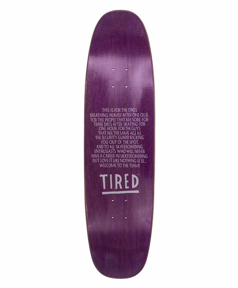 TIRED DOUBLE VISION DONNY SKATE DECK 8.625