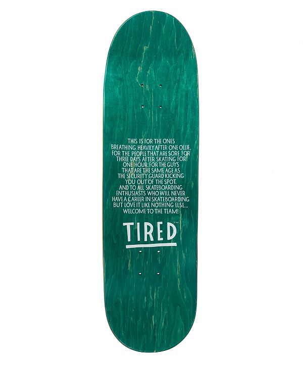 TIRED SAD REFEREES DEAL SKATE DECK 8.75"