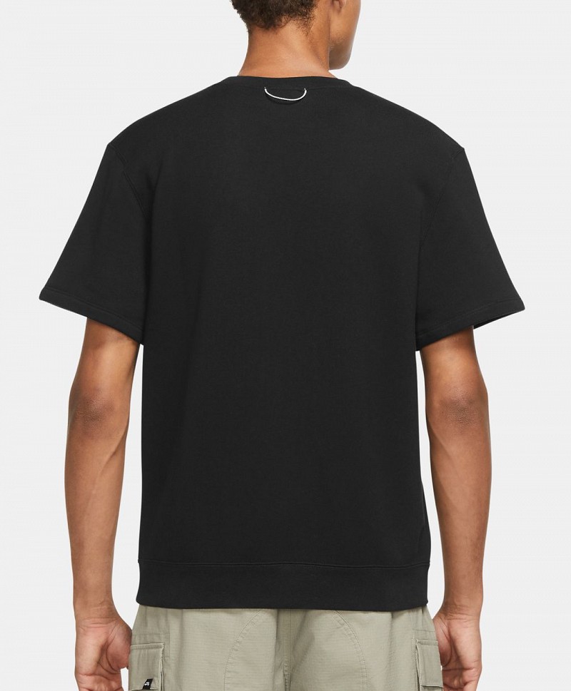 NIKE SB NOVELTY SHORT SLEEVE CREW BLACK/UNIVERSITY RED