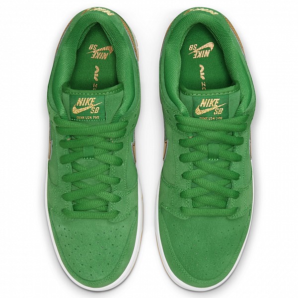 NIKE SB DUNK LOW PRO 'ST. PATRICKʼS DAY' LUCKY GREEN/METALLIC GOLD-LUCKY GREEN
