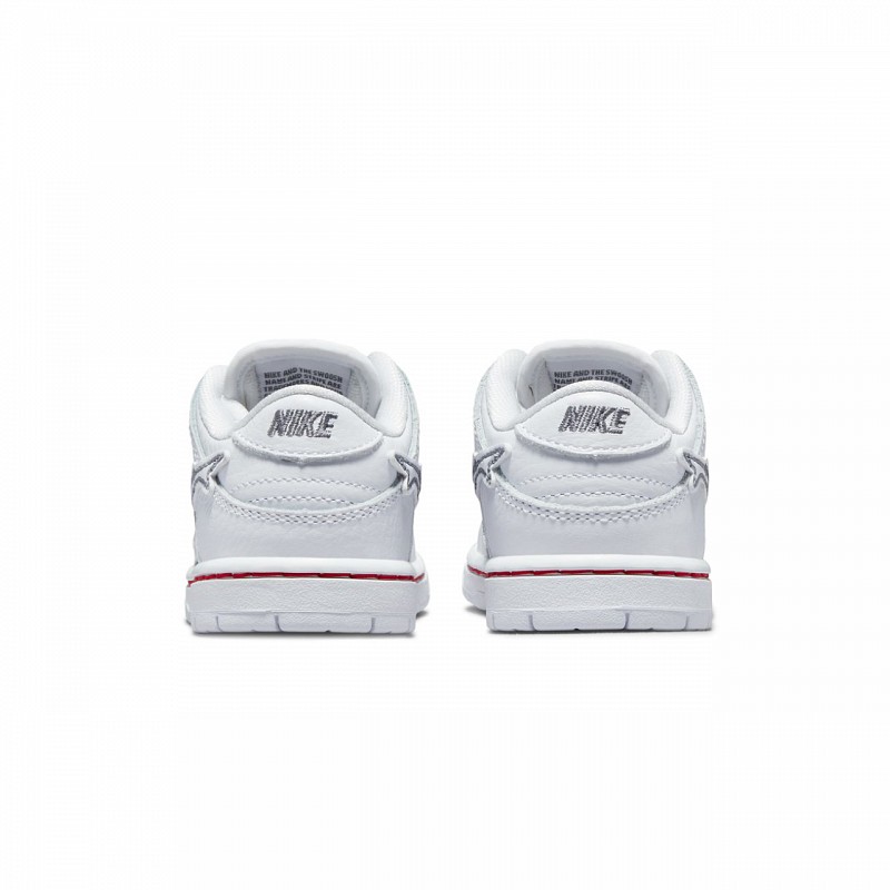 NIKE SB X OSKI DUNK LOW PRO (TD) GREAT WHITE SHARK WHITE/COOL GREY