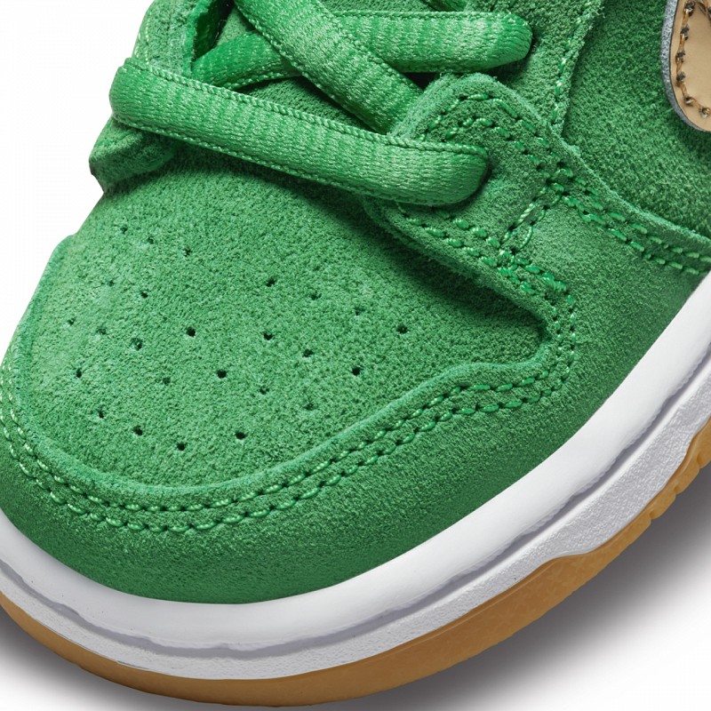 NIKE SB DUNK LOW PRO (TD) ST. PATRICKʼS DAY LUCKY GREEN/METALLIC GOLD-LUCKY GREEN