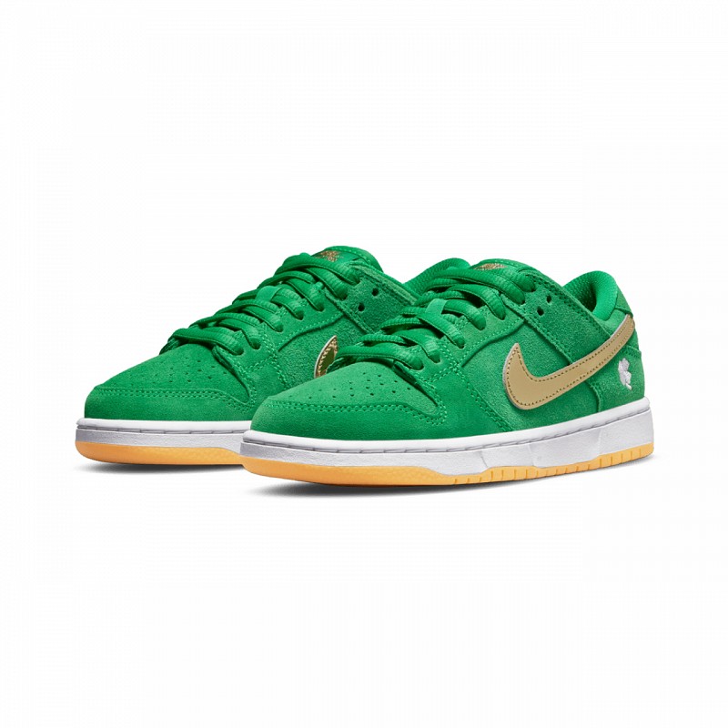 NIKE SB DUNK LOW PRO (PS) ST. PATRICKʼS DAY LUCKY GREEN/METALLIC GOLD-LUCKY GREEN