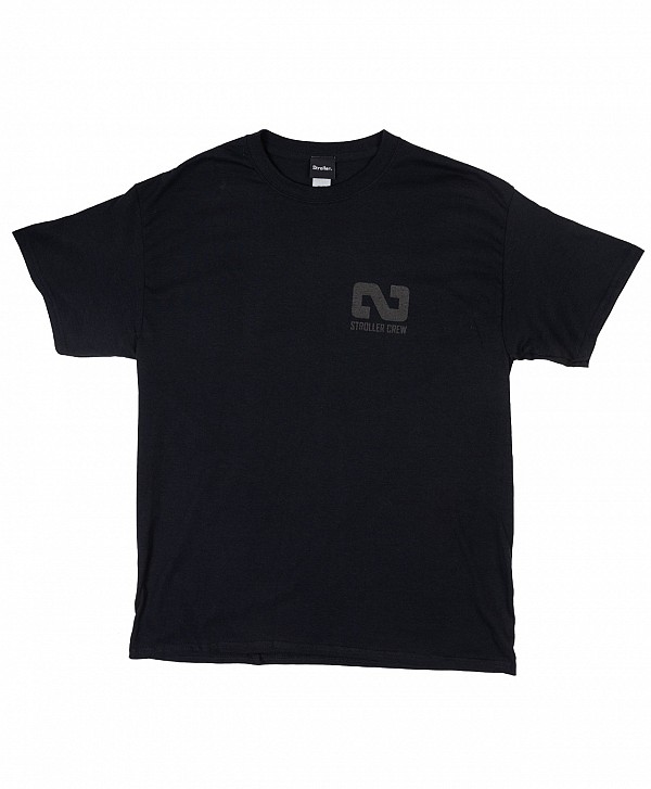 STROLLER CREW 'INFINITY' TEE BLACK/BLACK