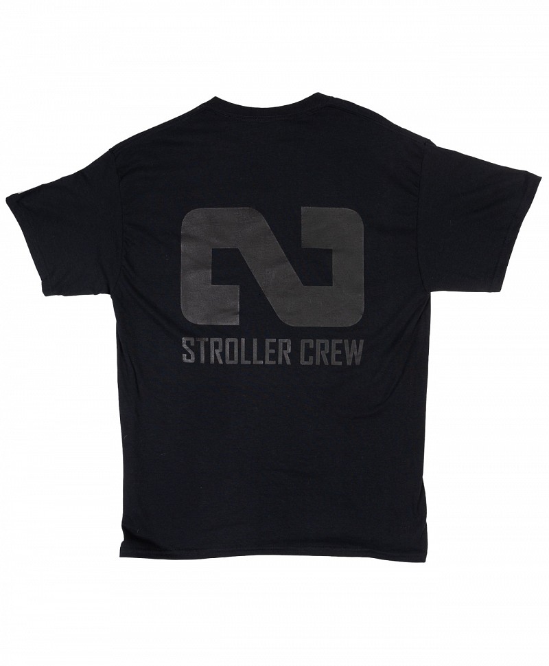 STROLLER CREW INFINITY TEE BLACK/BLACK