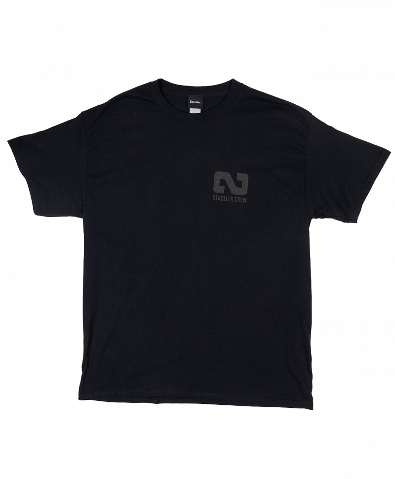 STROLLER CREW INFINITY TEE BLACK/BLACK