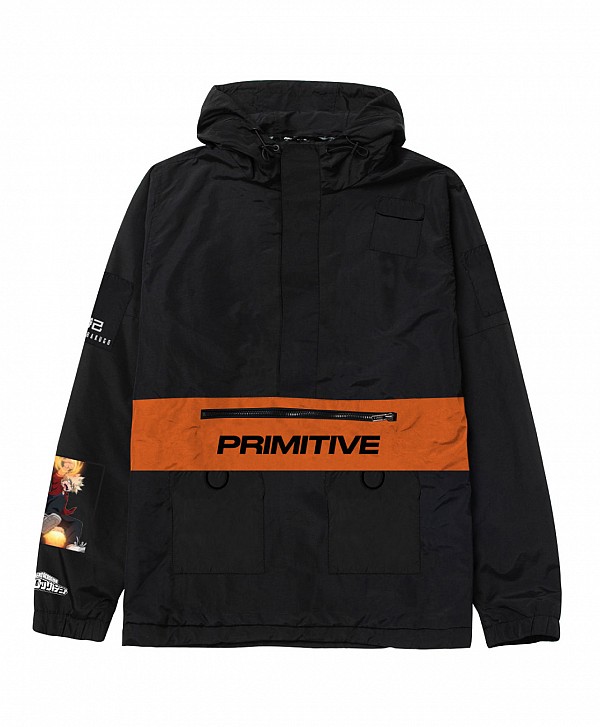 PRIMITIVE X MY HERO ACADEMIA 2 KATSUKI BAKUGO TACTICAL JACKET BLACK