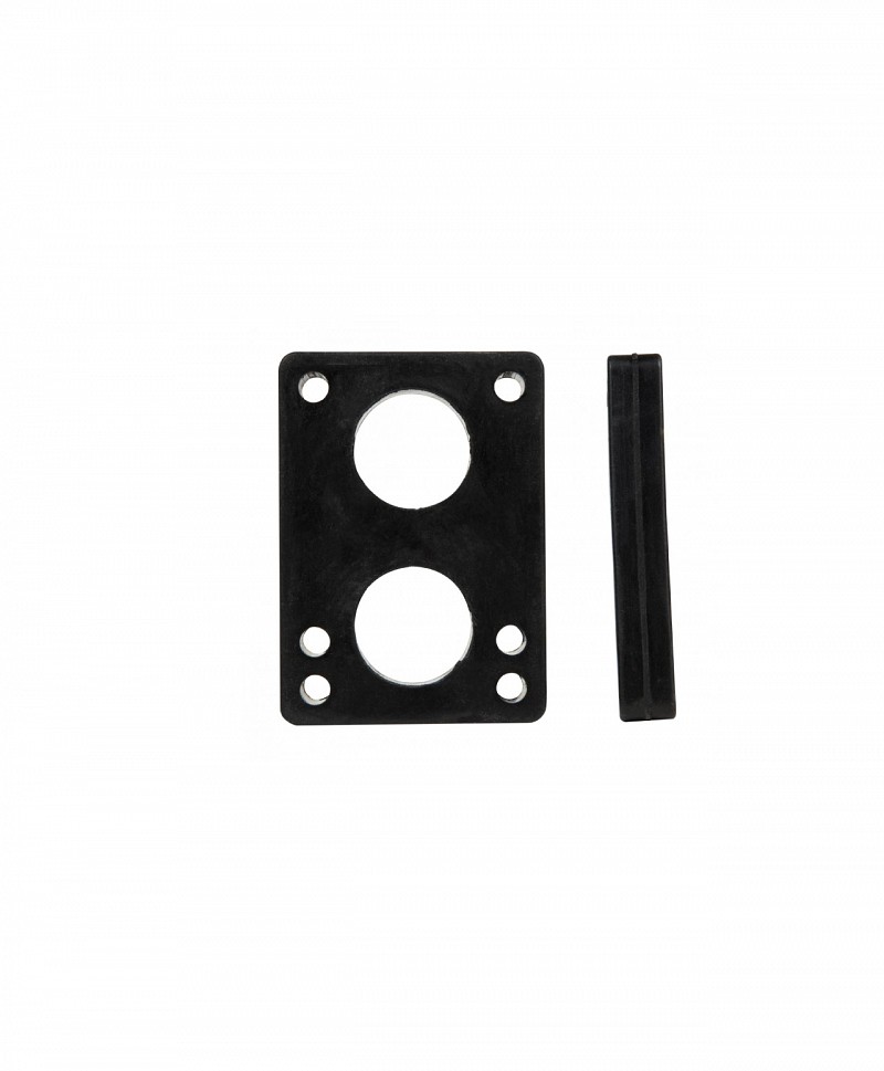 D STREET SOFT RISERS 1/2 BLACK
