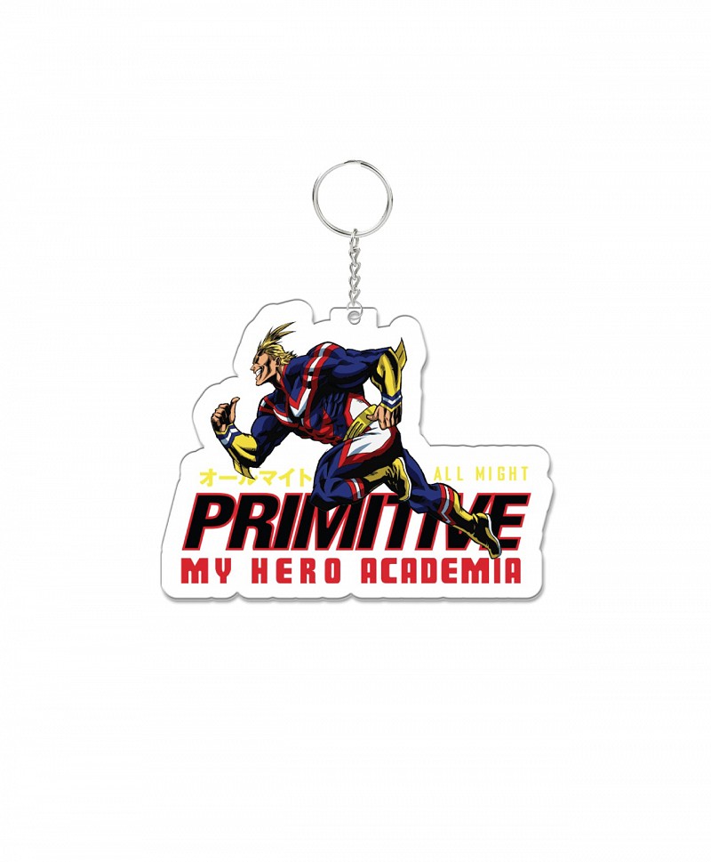 PRIMITIVE X MY HERO ACADEMIA 2 ALL MIGHT KEYCHAIN CLEAR