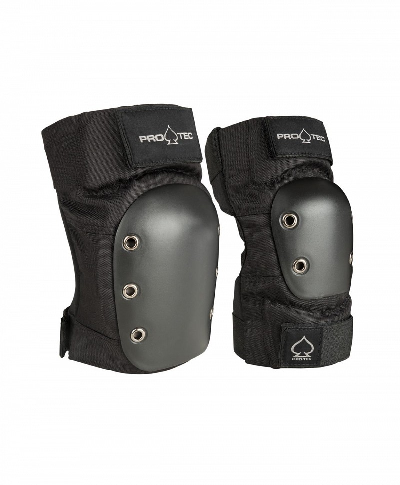 PRO-TEC PADS STREET ADULT KNEE/ELBOW OPEN PAD SET BLACK