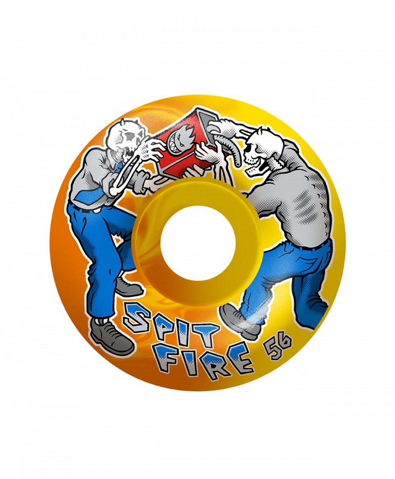 SPITFIRE FIREFIGHT CLASSICS 99 54MM WHEELS YELLOW/ORANGE