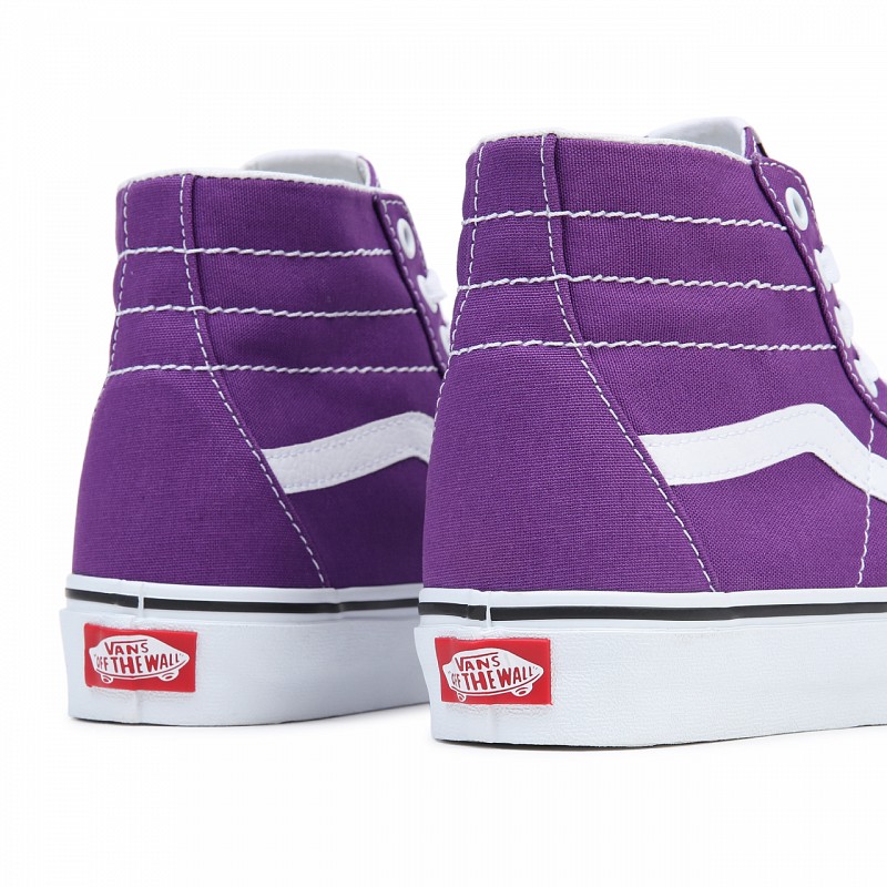 All purple online vans sk8 hi