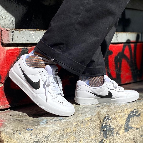 NIKE SB FORCE 58 PREMIUM WHITE/BLACK-WHITE