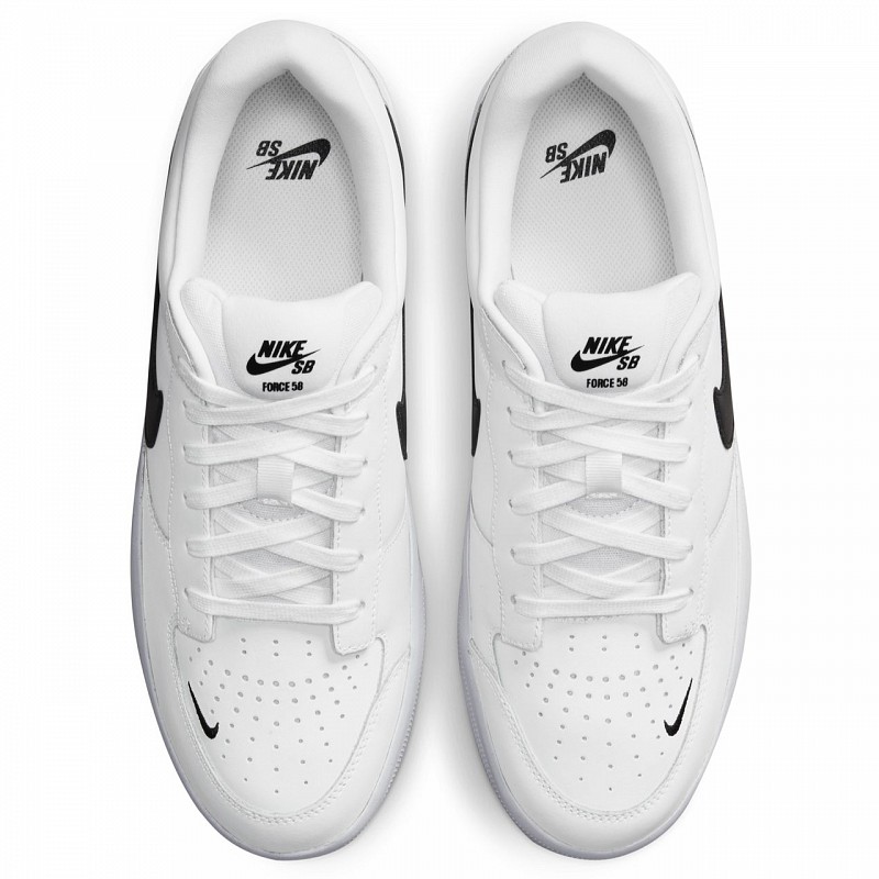 NIKE SB FORCE 58 PREMIUM WHITE/BLACK-WHITE