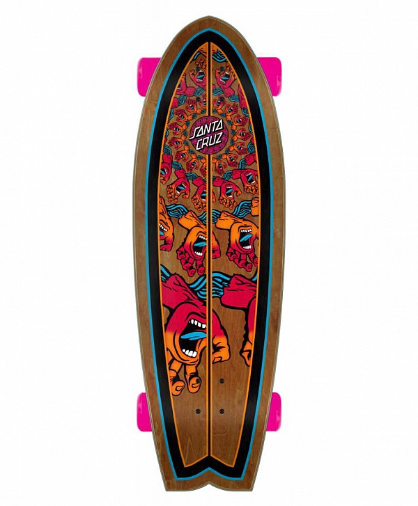 SANTA CRUZ MANDALA HAND SHARK CRUZER 8.8" MULTI