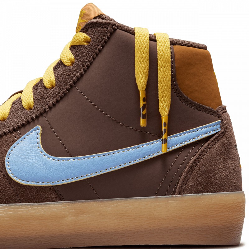 NIKE SB X WHY SO SAD? BRUIN HIGH LIGHT CHOCOLATE/LIGHT BLUE-MONARCH