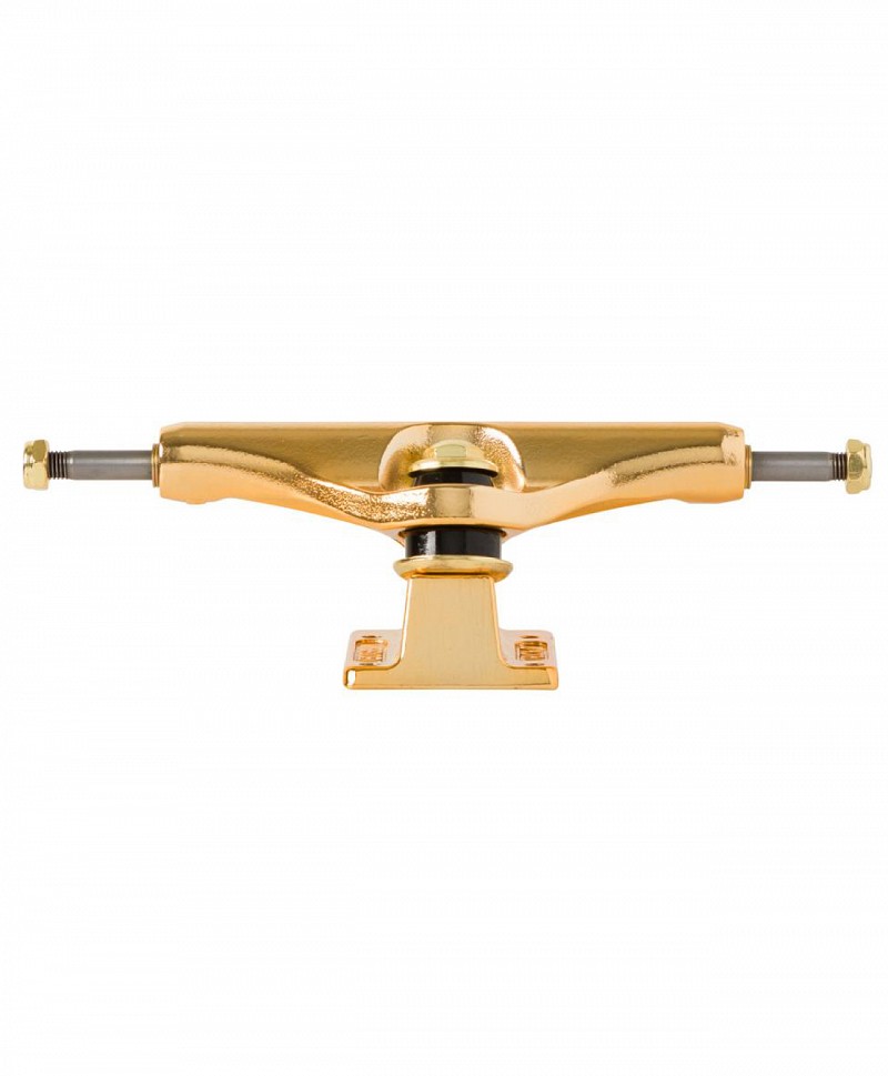 スケートボード INDEPENDENT PRIMITIVE GOLD MID TRUCKS Independent X Primitive Mid 149mm Gold - CalStreets BoarderLabs