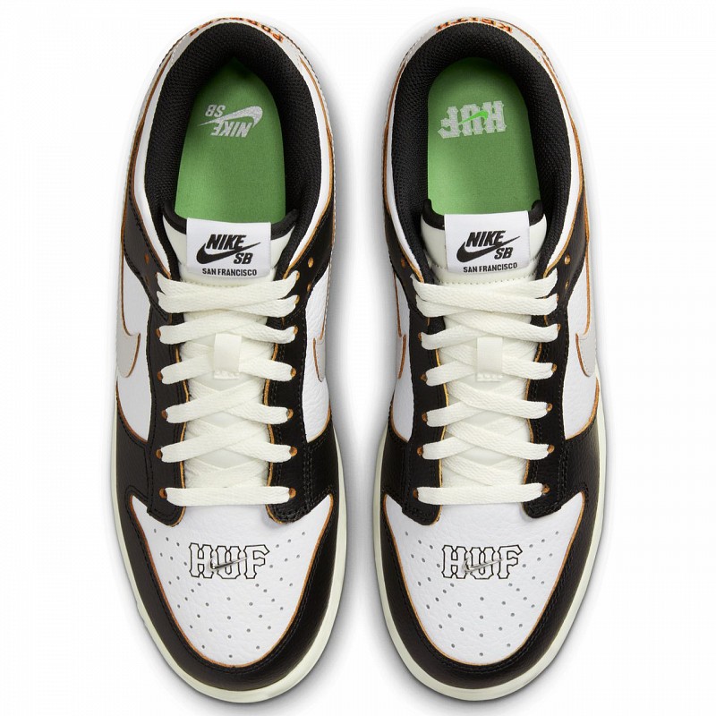 NIKE SB X HUF DUNK LOW PRO SAN FRANCISCO BLACK/VAST GREY-WHITE