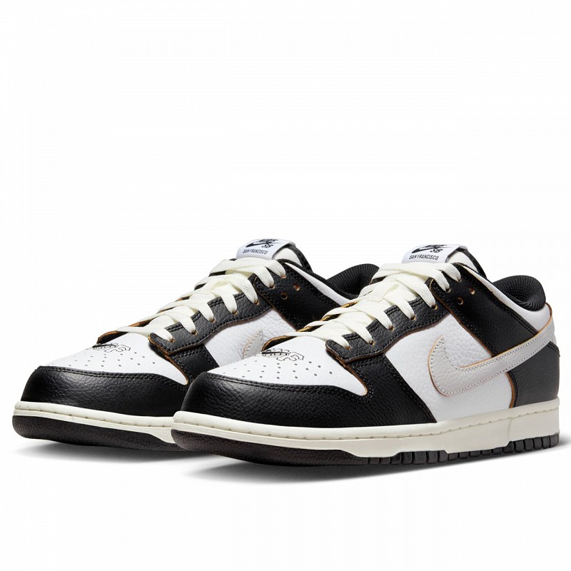 NIKE SB X HUF DUNK LOW PRO SAN FRANCISCO BLACK/VAST GREY-WHITE