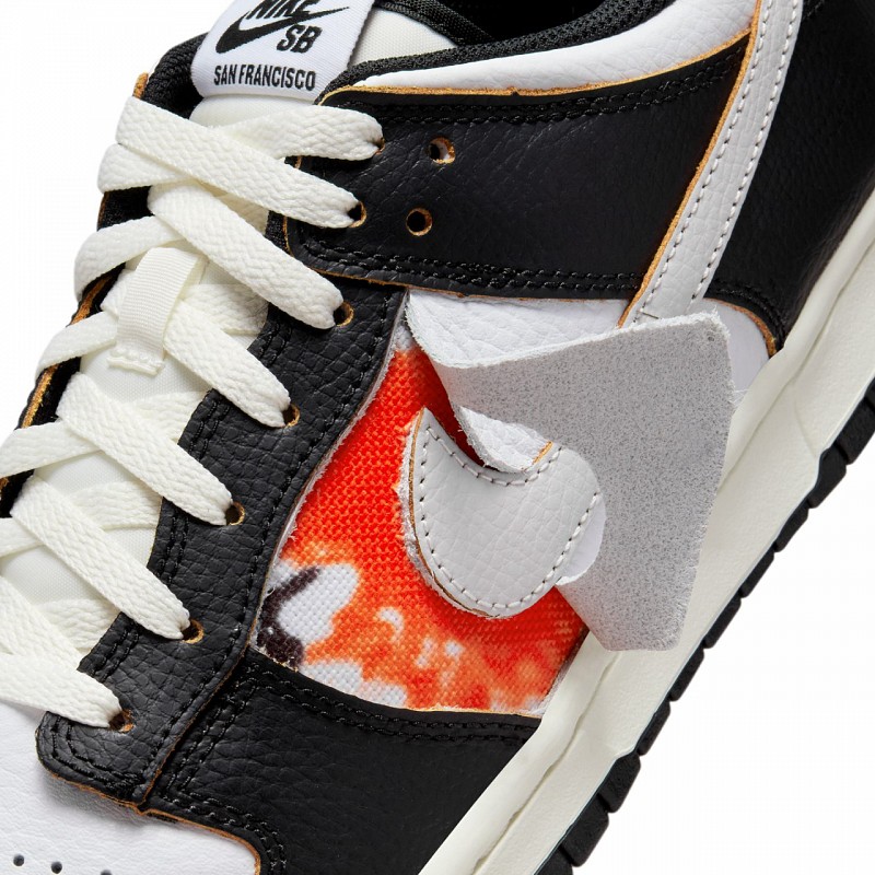 NIKE SB X HUF DUNK LOW PRO SAN FRANCISCO BLACK/VAST GREY-WHITE