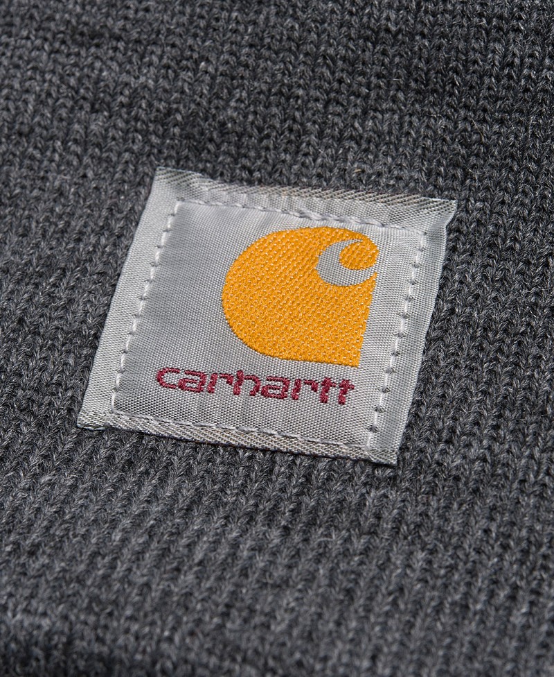 CARHARTT WIP ACRYLIC WATCH BEANIE DARK GREY HEATHER