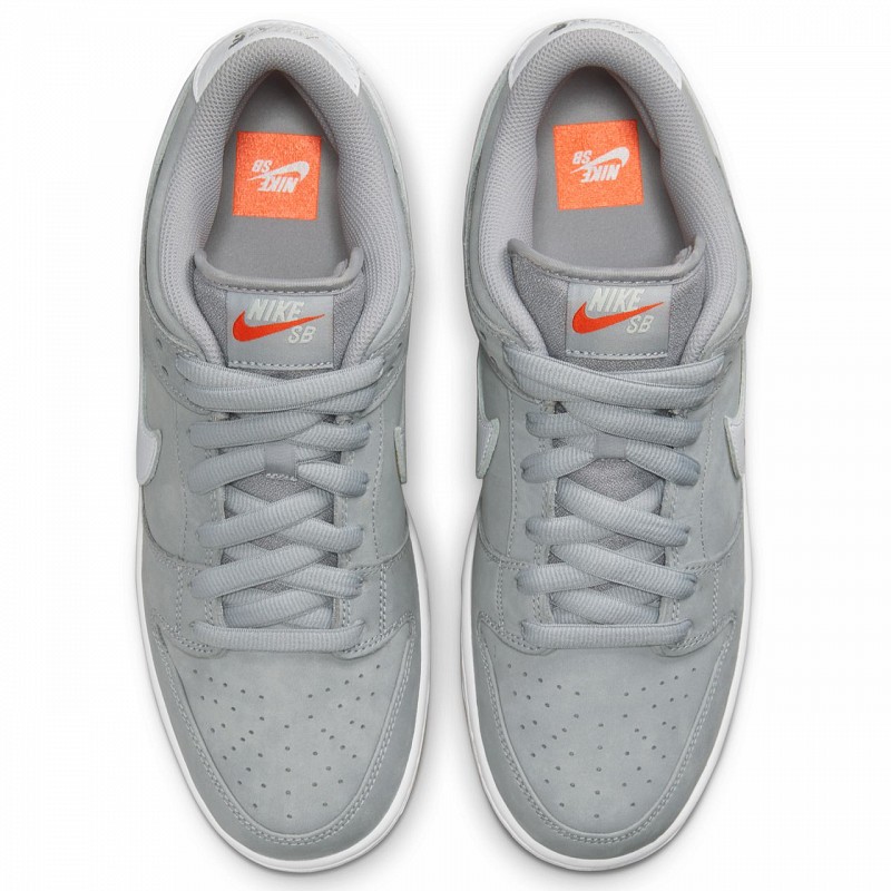 NIKE SB DUNK LOW PRO ISO WOLF GREY/WHITE-WOLF GREY