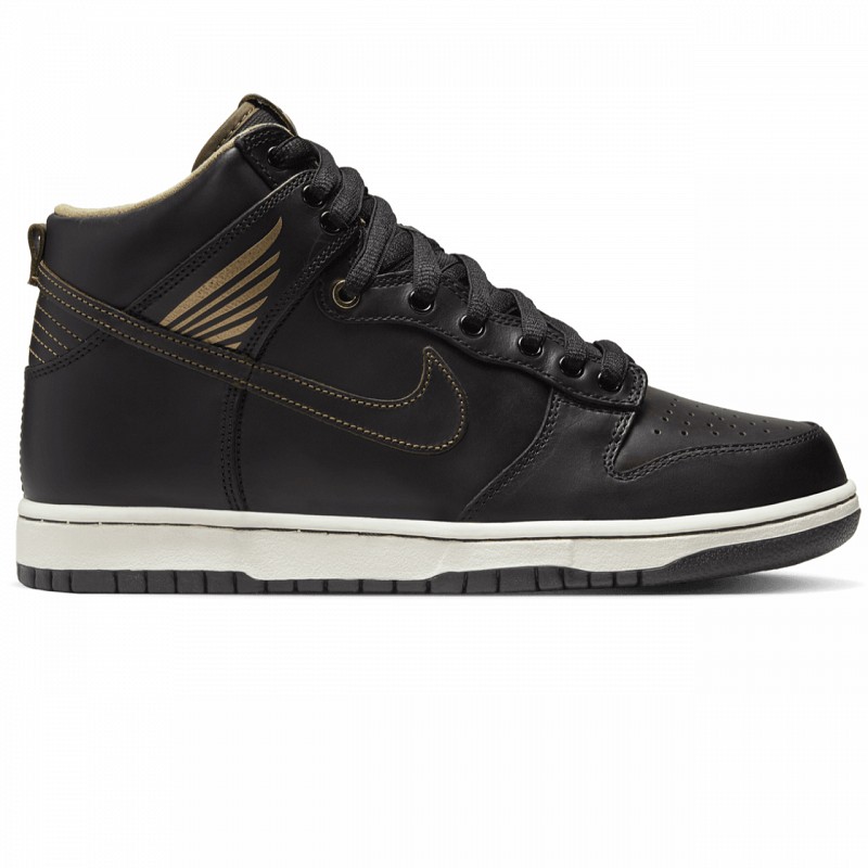 NIKE SB X PAWNSHOP SKATE CO. DUNK HIGH 'OLD SOUL' BLACK/BLACK