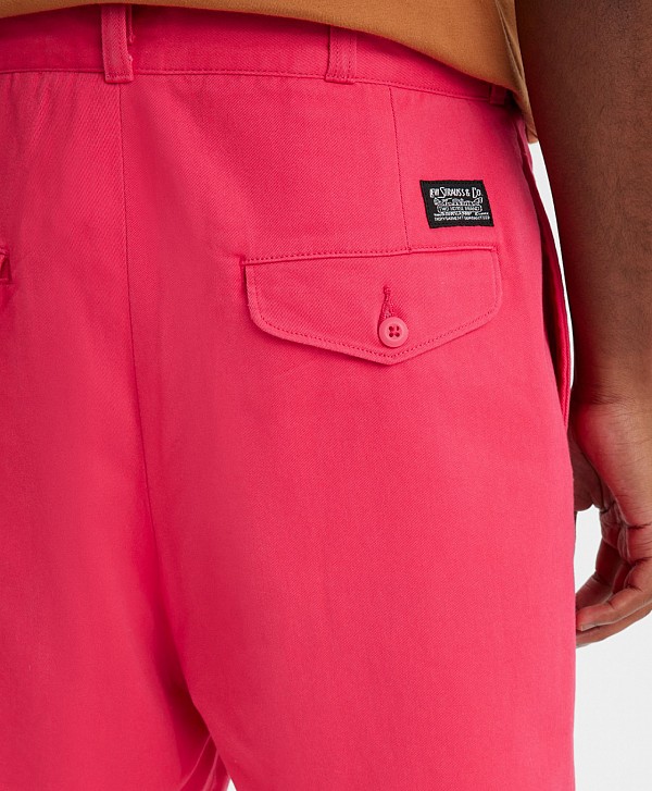 LEVI'S® SKATEBOARDING LOOSE CHINO SHORTS RASBERRY