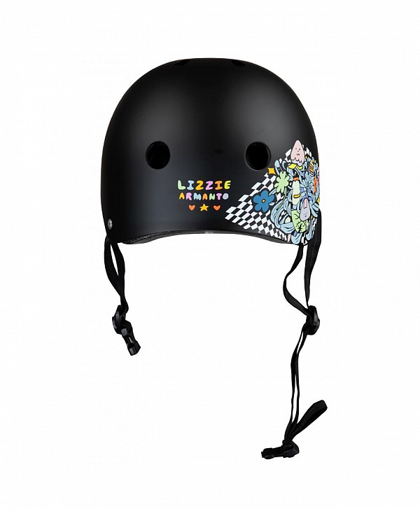 187 KILLER PADS CERTIFIED LIZZIE ADULT HELMET BLACK/FLORAL