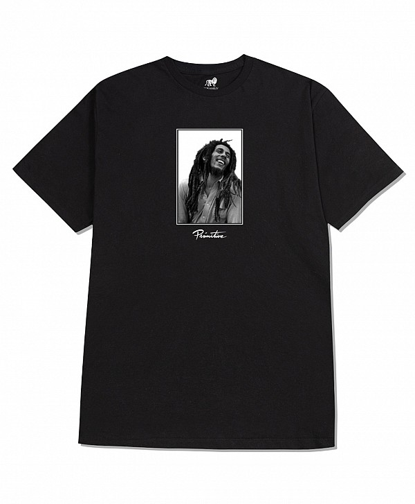 PRIMITIVE X BOB MARLEY UPRISING TEE BLACK