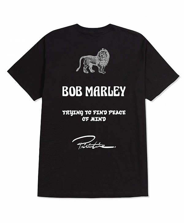 PRIMITIVE X BOB MARLEY HEARTACHE TEE BLACK
