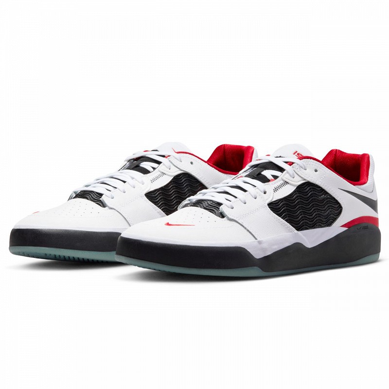 NIKE SB ISHOD WAIR PREMIUM WHITE/UNIVERSITY RED/BLACK/BLACK