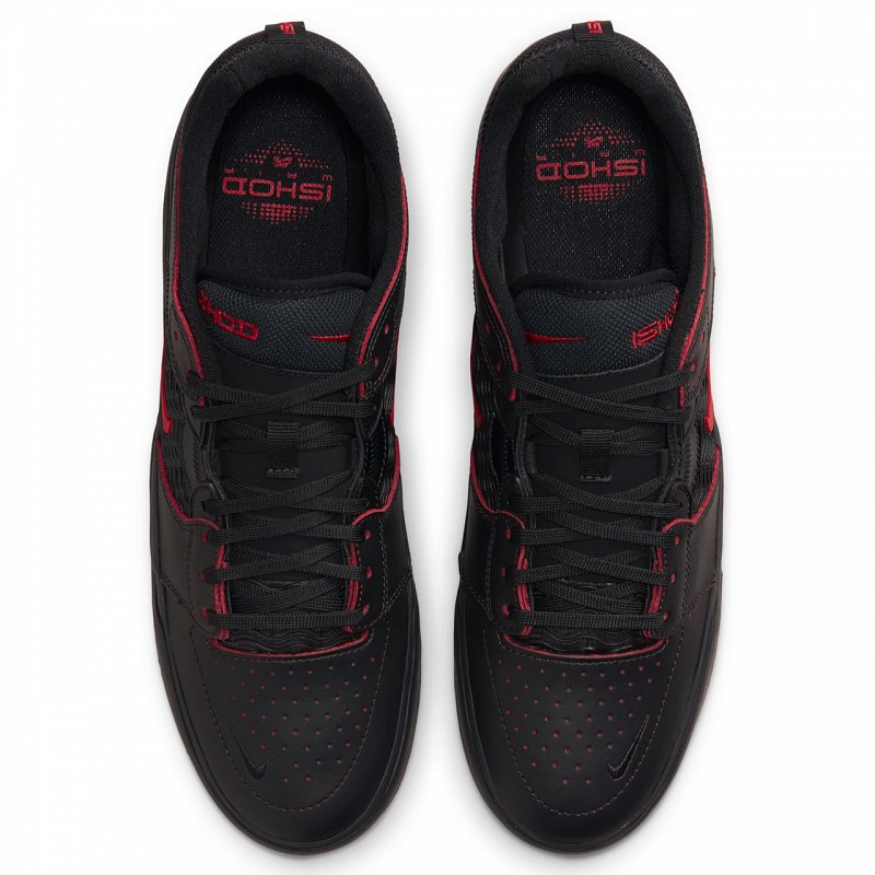 NIKE SB ISHOD WAIR PREMIUM BLACK/UNIVERSITY RED-BLACK-BLACK