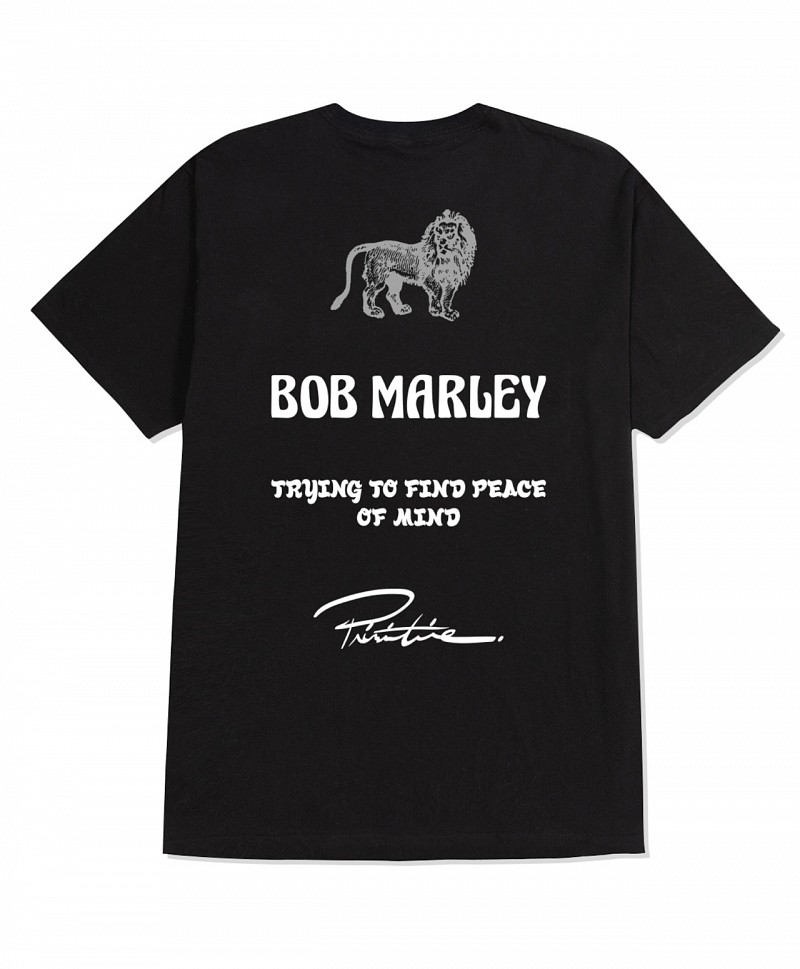 PRIMITIVE X BOB MARLEY HEARTACHE TEE BLACK