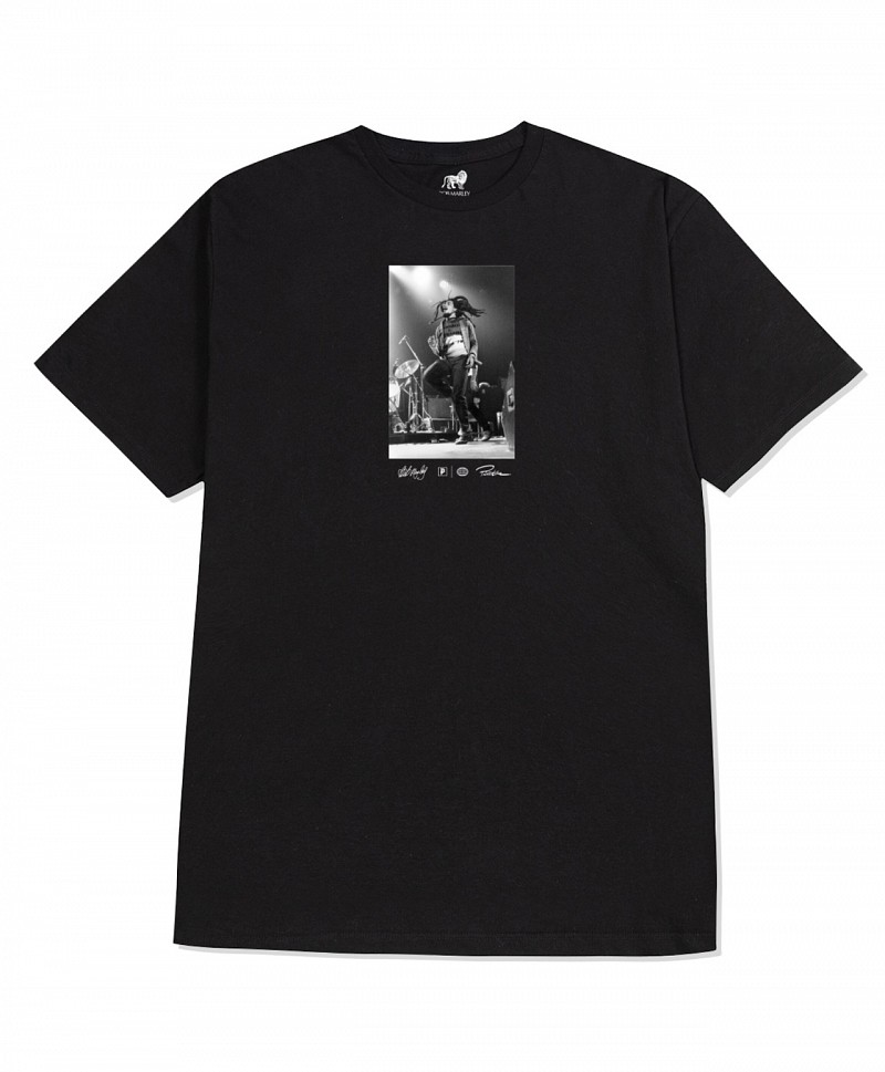 PRIMITIVE X BOB MARLEY HEARTACHE TEE BLACK