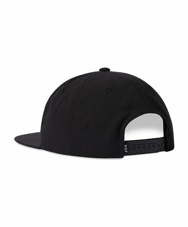 HUF BUD BOY 6-PANEL HAT BLACK