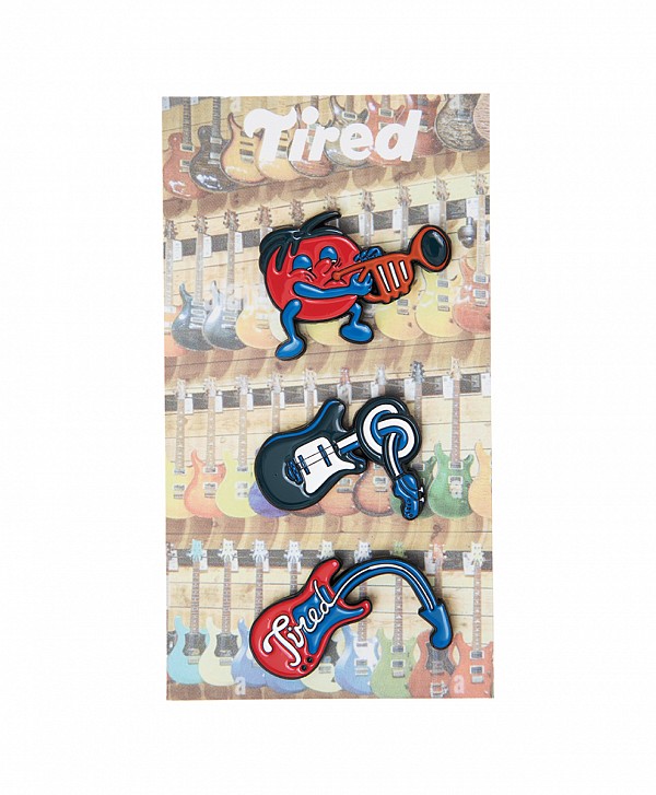 TIRED MUSIC PIN SET MULTI