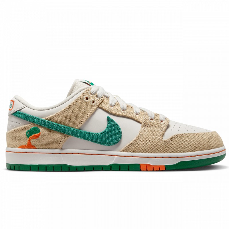 NIKE SB X JARRITOS DUNK LOW PRO PHANTOM/SAFETY ORANGE-MALACHITE