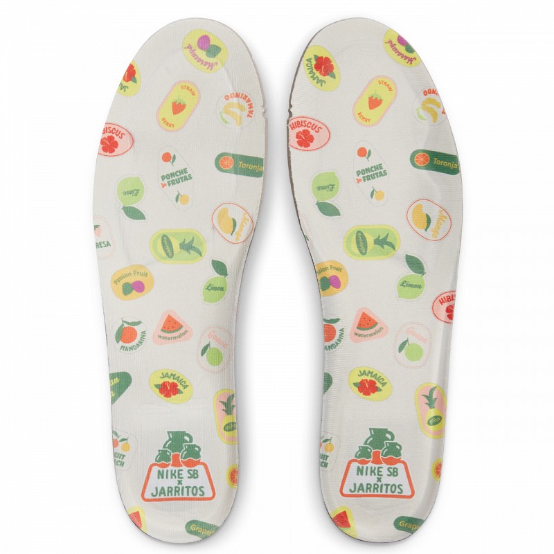 NIKE SB X JARRITOS DUNK LOW PRO PHANTOM/SAFETY ORANGE-MALACHITE