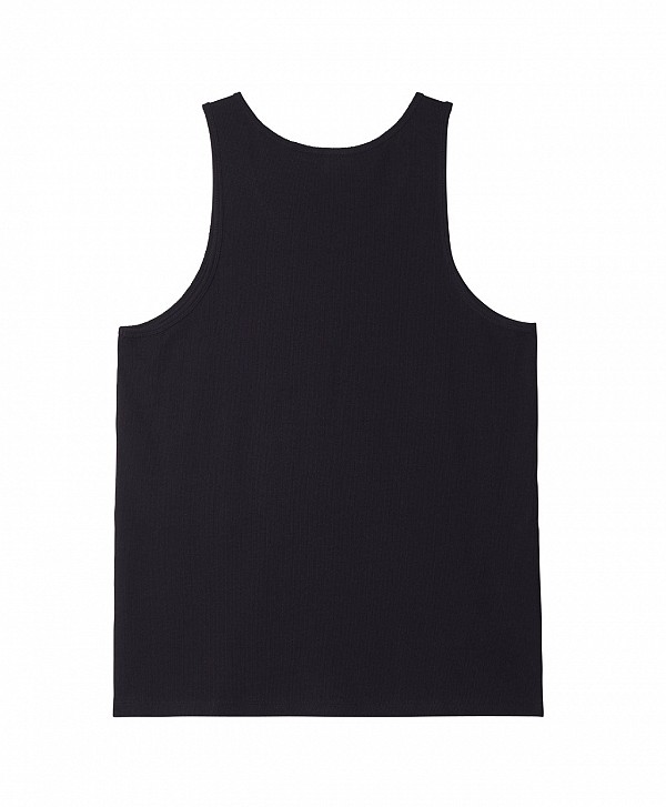 OBEY CENTRAL RIB TANK TOP BLACK
