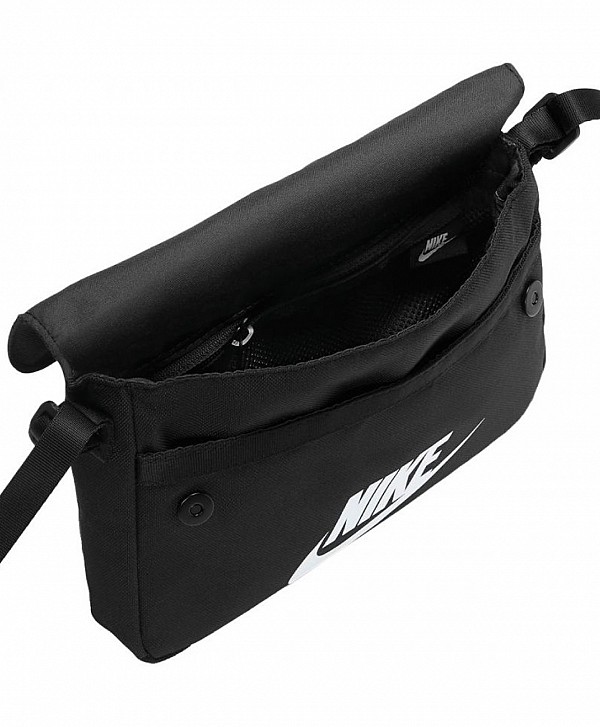 NIKE SPORTSWEAR WOMEN'S FUTURA 365 CROSS-BODY BAG BLACK/WHITE