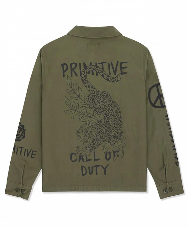 PRIMITIVE X CALL OF DUTY TASK FORCE JACKET OLIVE