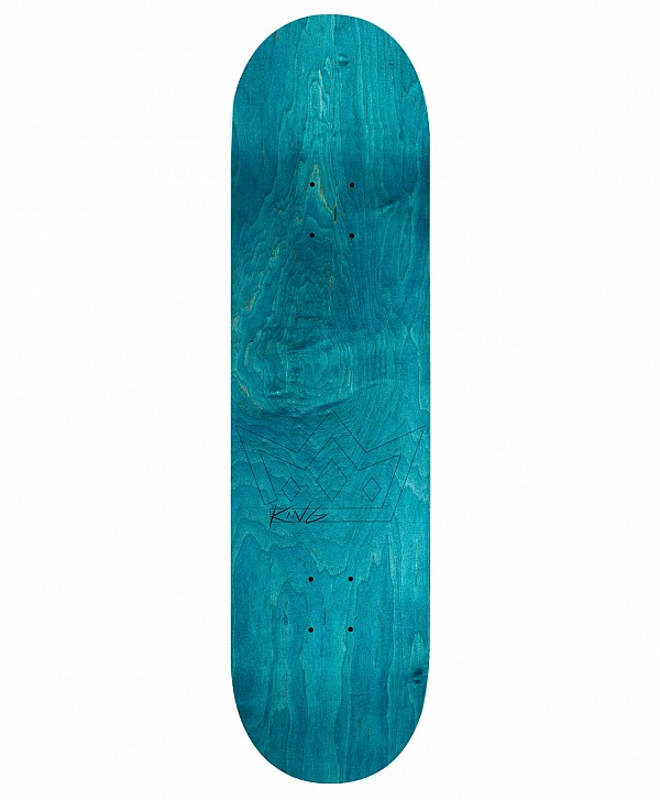 KING SKATEBOARDS TYSHAWN JONES APPLE HEAD SKATE DECK 8.18" BLACK