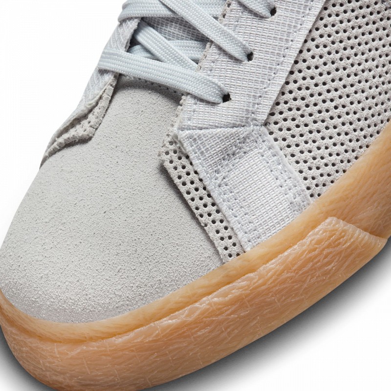 NIKE SB BLAZER MID PREMIUM SUMMIT WHITE/PURE PLATINUM/UNIVERSITY RED