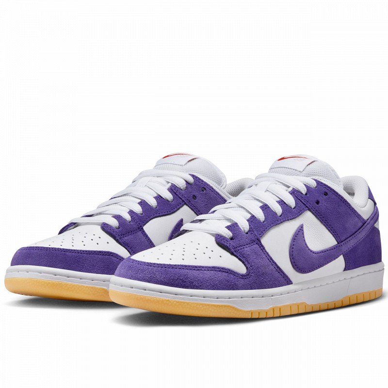 NIKE SB DUNK LOW PRO ISO COURT PURPLE/COURT PURPLE-WHITE