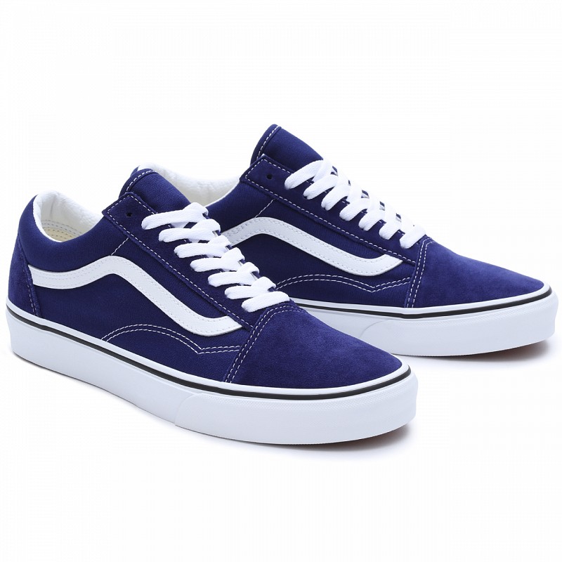 VANS COLOR THEORY OLD SKOOL BEACON BLUE SHOES Color Skates Athens Skateboardings Finest colorskates